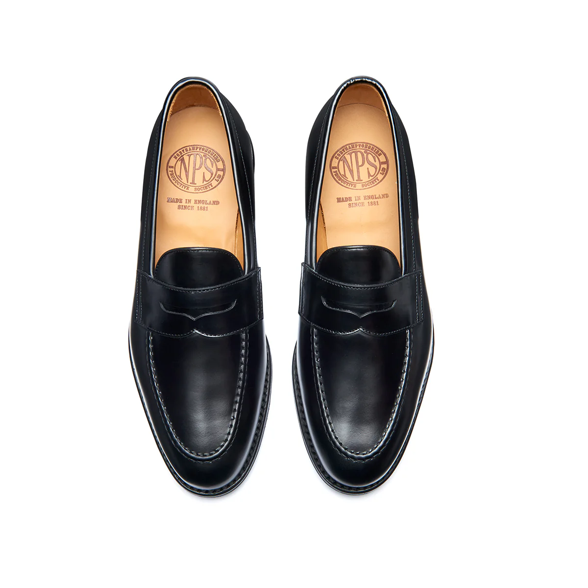 Black Hi Shine Penny Loafer - Image 4