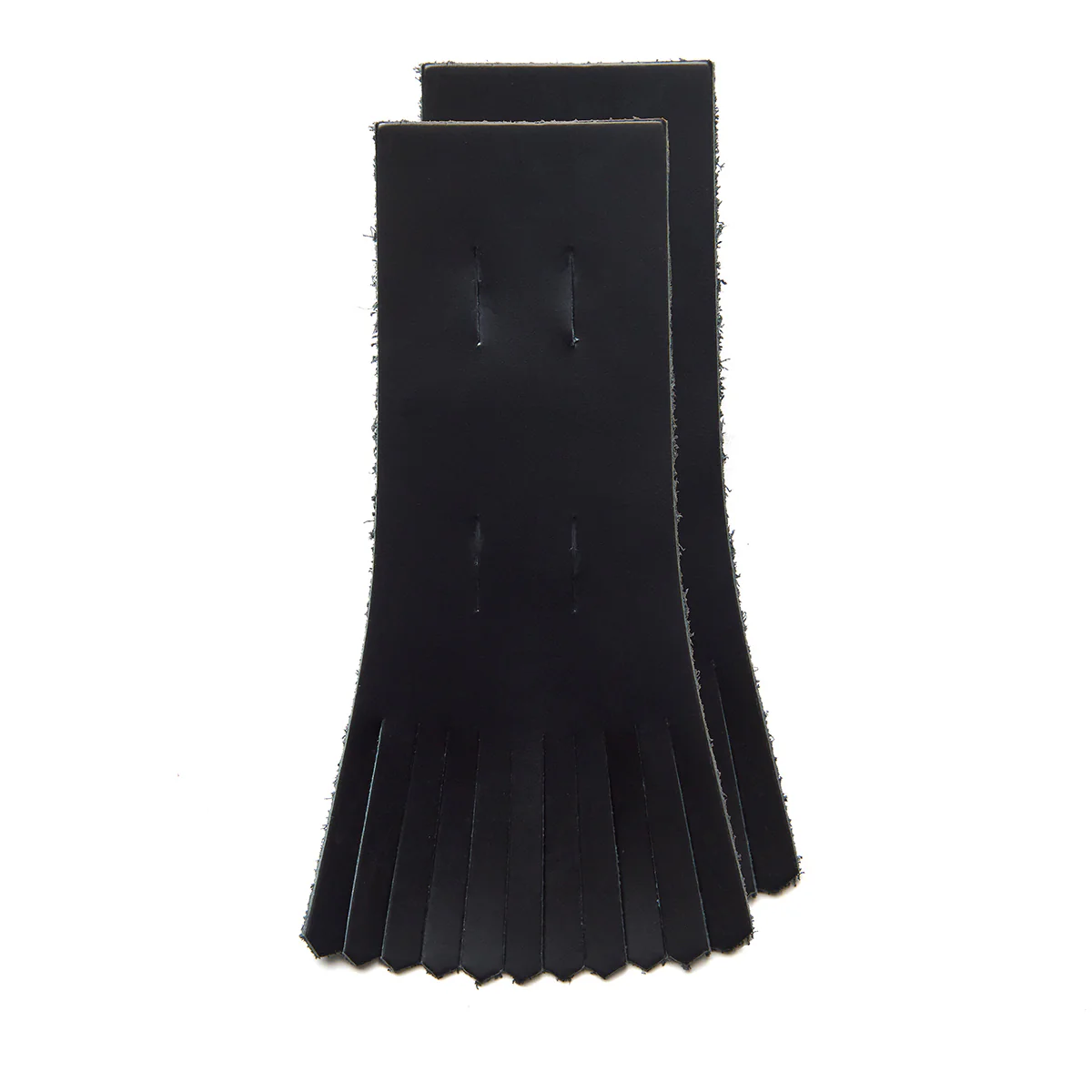 Black Hi-Shine 8 Eye Derby Boot & Boot Kiltie - Image 3