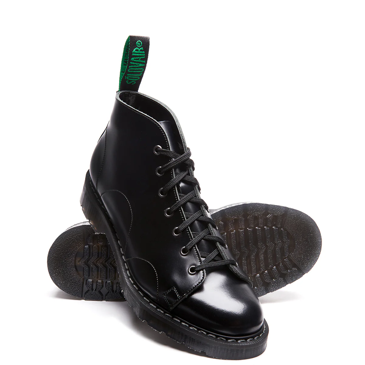 Black Hi-Shine Monkey Boot - Image 2
