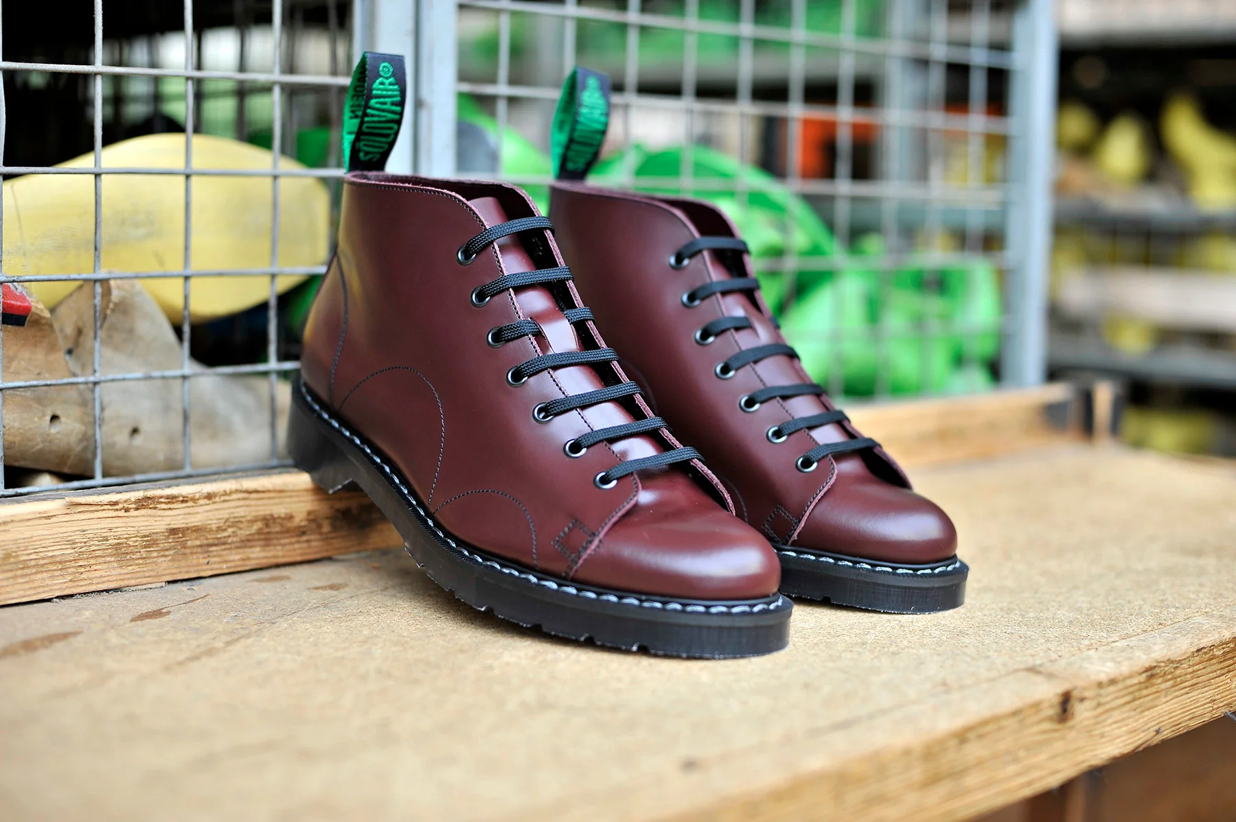 Oxblood Hi-Shine Monkey Boot - Image 5