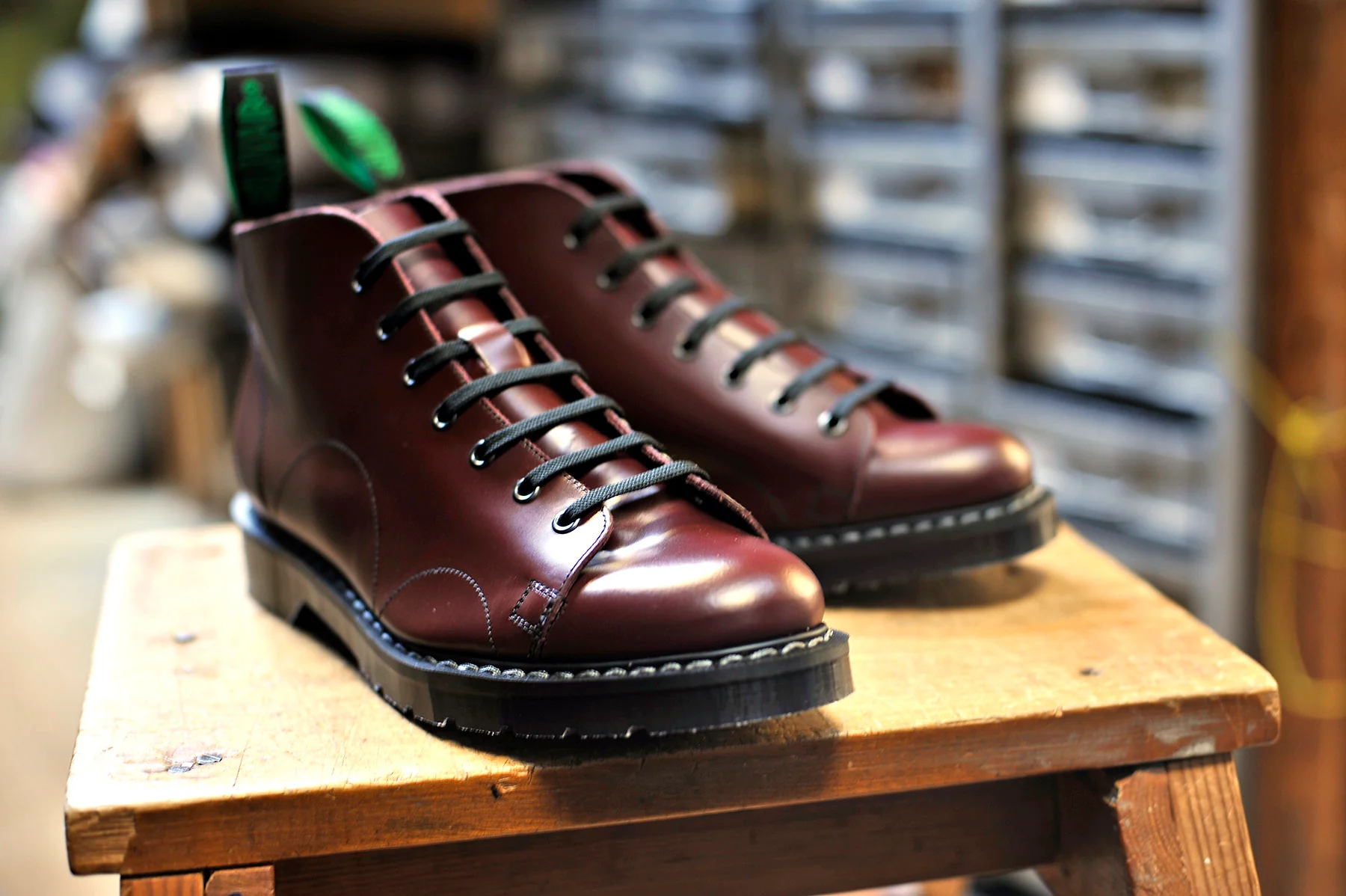 Oxblood Hi-Shine Monkey Boot - Image 6